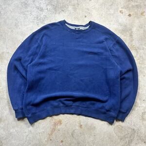 Vintage Y2K Navy Blue Black Tag Starter Crewneck Size L